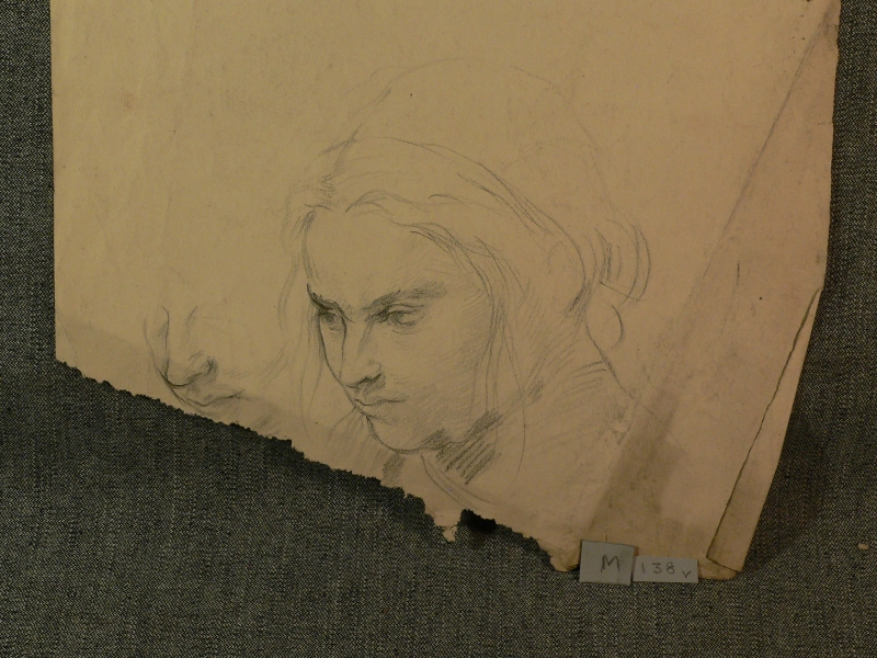 M 138v. young girl ( verso of m1 38 f0